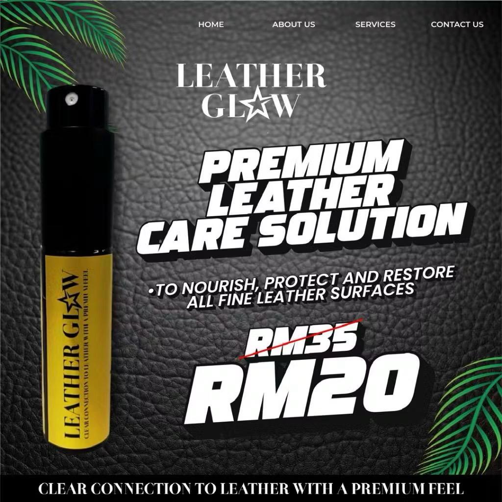 LEATHER GLOW: Luxury Italian Leather Revival Spray