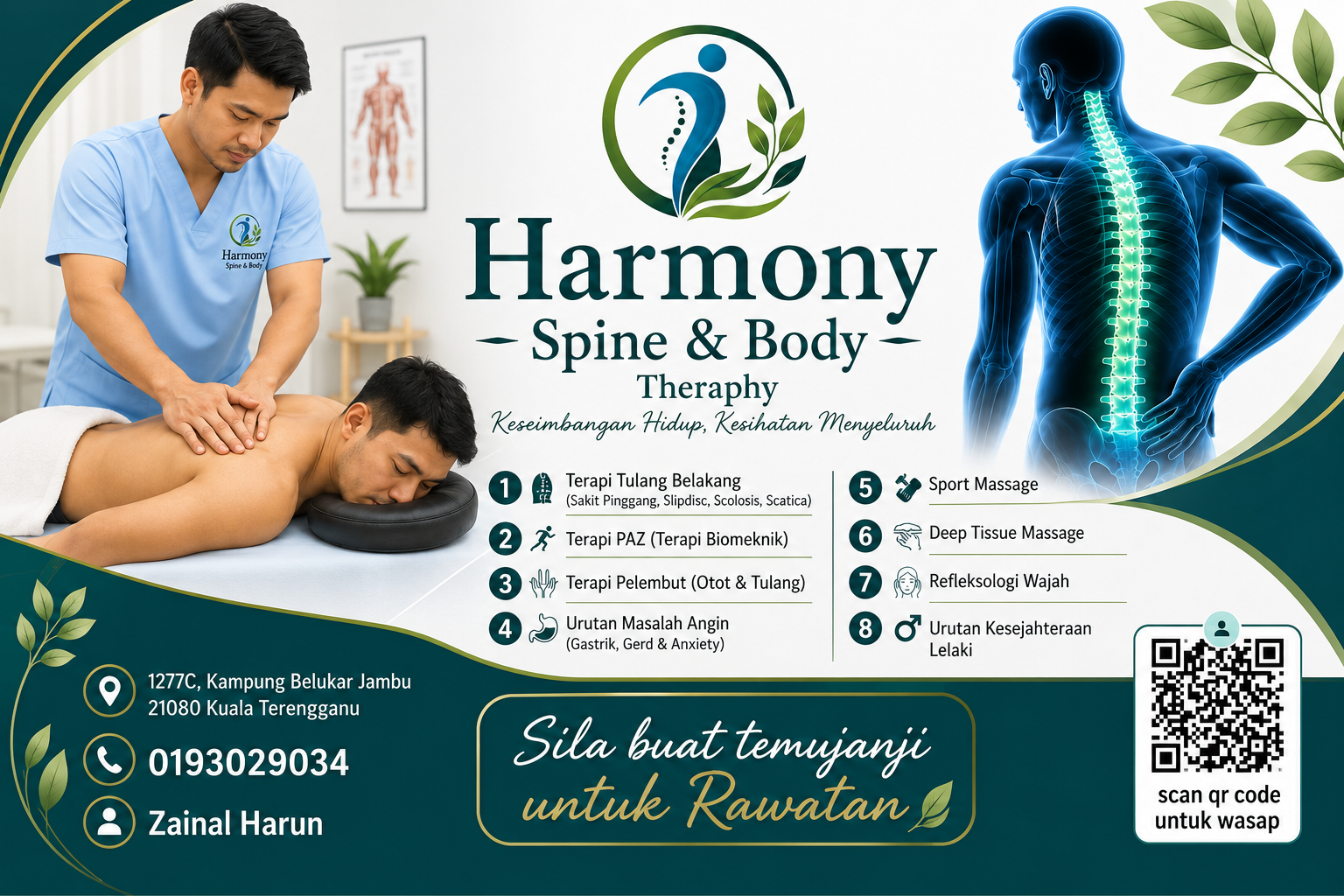 cover image Harmony Spine & Body Theraphy